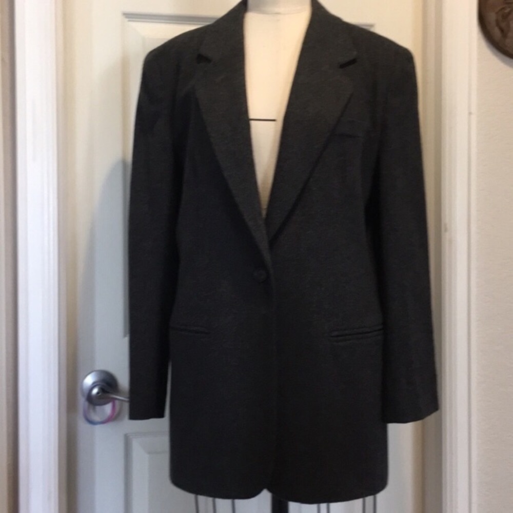 Lands End Cashmere Blend Jacket